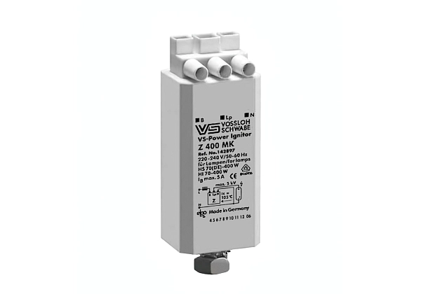 ИЗУ 35-400 для ДНаТ и ДРИ, пласт.корпус (78х34х27) Z400MK VS-POWER 142897 ИЗУ 35-400 для ДНаТ и ДРИ, пласт.корпус (78х34х27) Z400MK VS-POWER 142897 в каталоге ЮгКабель