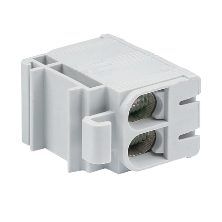Клемма 2Р 16-50 кв.мм. КВС  , серая EKF PROxima plc-kvs2-16-50-grey - купить по низкой цене в Краснодаре | ЮгКабель