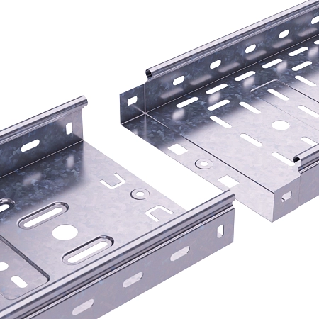 Лоток метал. перф. 100х50х3000  0,6мм SPL3510 - купить по низкой цене в Краснодаре | ЮгКабель