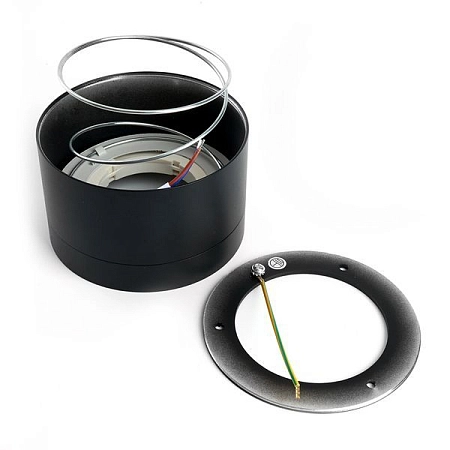 Светильник неповоротный накладной GX70 230V черный (115х70) IP20 HL370 48298 - купить по низкой цене в Краснодаре | ЮгКабель