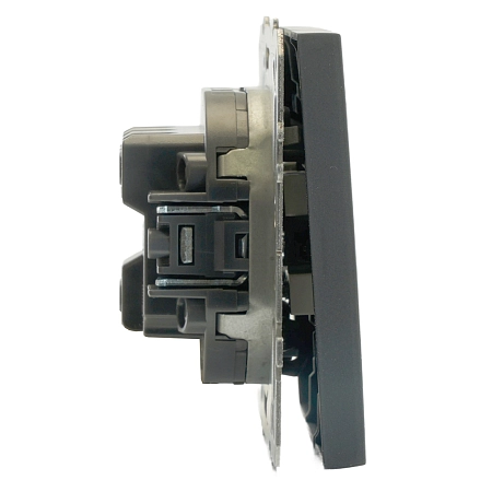 Выключатель СП 3-м механизм (черный уголь) soft touch Эмили RSW10-5108-05 49844 в наличии по выгодной цене. Краснодар. ЮГКАБЕЛЬ.