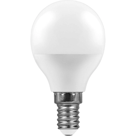 Лампа светодиод. LED  9W 4000К 820Лм Е14 30т.ч. G45 (82х45) (аналог 90W) шар LB-550 IC 25802