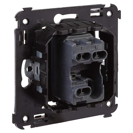 Переключатель одноклавишный в стену, "Avanti", "Черный квадрат" 4402113 в наличии по выгодной цене. Краснодар. ЮГКАБЕЛЬ.