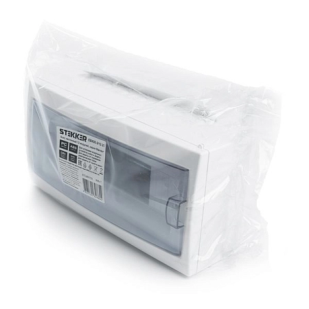 Щит настен. 12 мод. (147,7х284х108) IP20 белый с прозрачной дверцей Standart (КНО-12Д) 39647 - купить по низкой цене в Краснодаре | ЮгКабель