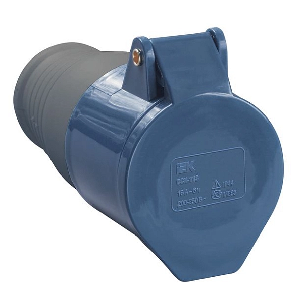 Розетка силовая 1-ф., 32А, 220В, IP44 (3-п, перенос.) (223) ФИНАЛЬНАЯ РАСПРОДАЖА  PSR21-032-3 Розетка силовая 1-ф., 32А, 220В, IP44 (3-п, перенос.) (223) ФИНАЛЬНАЯ РАСПРОДАЖА  PSR21-032-3 в каталоге ЮгКабель