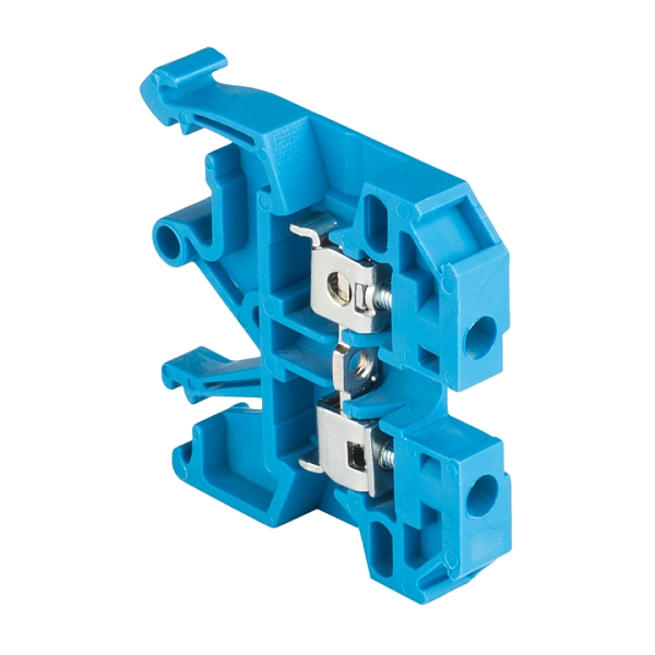 Зажим на DIN-рейку  2,5 мм2 (ЕК-2,5/35 JXB) синий  EKF PROxima plc-jxb-2.5/35b в каталоге ЮгКабель