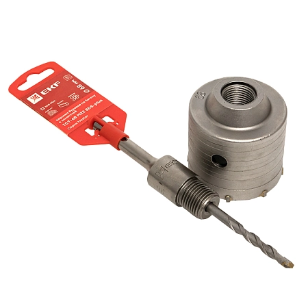 коронка кольцевая буровая с оснасткой "sds "  68 мм м22 sds-plus ekf master tct-68-m22 - купить по низким ценам в Краснодаре Коронка кольцевая буровая с оснасткой "SDS "  68 мм М22 SDS-plus EKF Master tct-68-m22 - купить по низкой цене в Краснодаре | ЮгКабель
