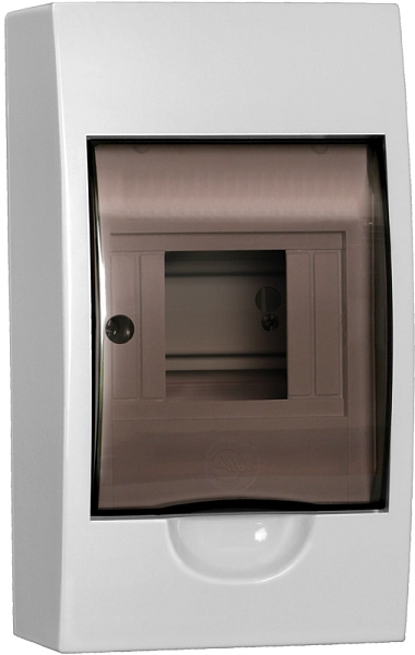 Щит настен.   4 мод. (200х112х92) IP41 белый (ЩРН-П-4) GENERICA MKP12-N-04-41-G в каталоге ЮгКабель