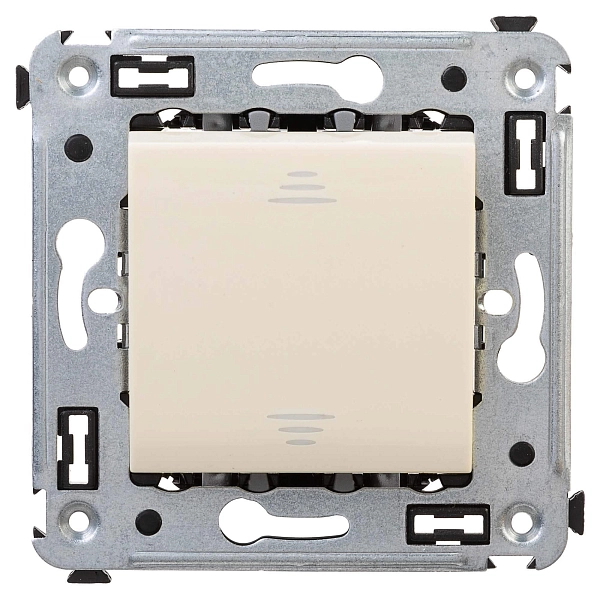 Выключатель одноклавишный в стену, "Avanti", "Ванильная дымка" 4405103 в каталоге ЮгКабель