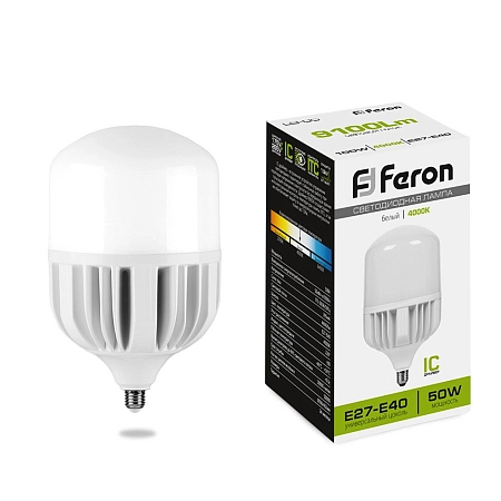 лампа светодиод. led   50w 4000к 4600лм е27/е40 30т.ч. lb-65 (174х100) 25820 в Краснодаре - купить по низким ценам Лампа светодиод. LED   50W 4000К 4600Лм Е27/Е40 30т.ч. LB-65 (174х100) 25820 - купить по низкой цене в Краснодаре | ЮгКабель
