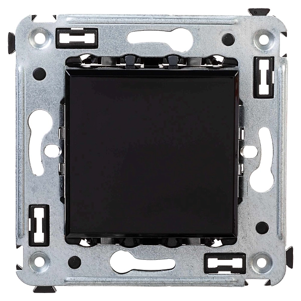 Переключатель одноклавишный в стену, "Avanti", "Черный квадрат" 4402113 в каталоге ЮгКабель