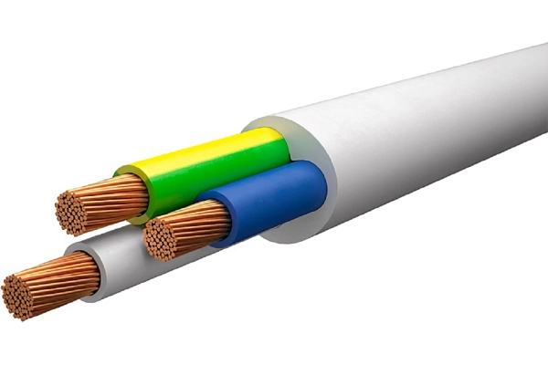 Провод ПВС 3х2,5 белый КЗЕ в каталоге ЮгКабель