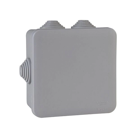 коробка монтажная оп 100х100х50 с 6 вводами ip55 (серый) imt35091 - купить по низким ценам в Краснодаре Коробка монтажная ОП 100х100х50 с 6 вводами IP55 (серый) IMT35091 - купить по низкой цене в Краснодаре | ЮгКабель