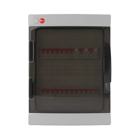 Щит настен. 24 мод. (314х420х143) IP65 серый, с дверцей, RAMbase (под остаток) 85624 - купить по низкой цене в Краснодаре | ЮгКабель