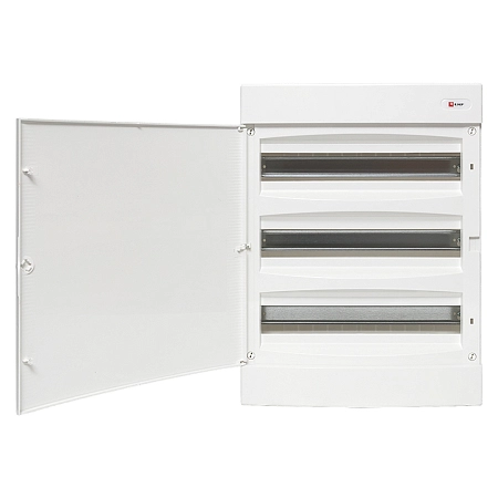 Щит настен. 54 мод. (526x396x112) IP41 "Unix" белая дверь EKF PROxima ux-3x18-nw - купить по низкой цене в Краснодаре | ЮгКабель