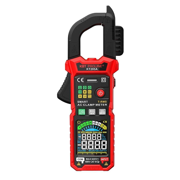 Токовые клещи цифровые КТ 205А серия PROLINE 90385 в каталоге ЮгКабель