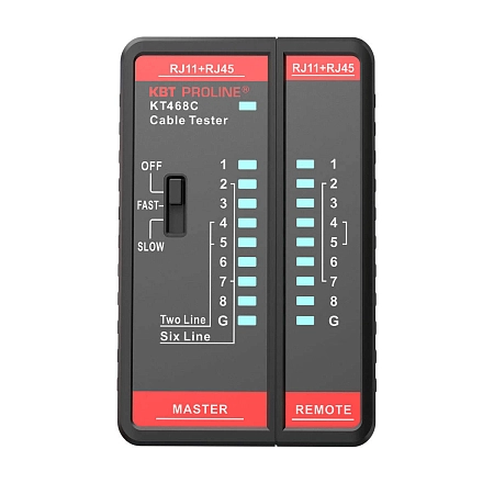 LAN-тестер кабельный KT 468С "PROLINE" 88552