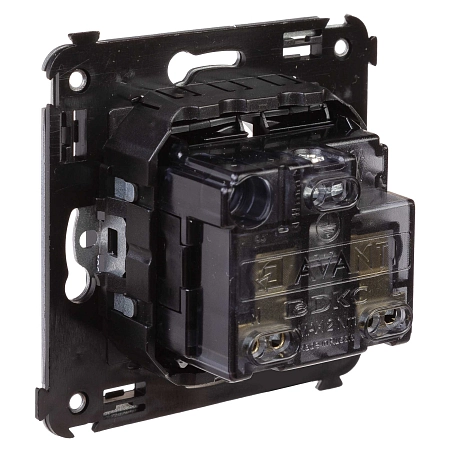 Розетка в стену, 2P E, с з/ш, "Avanti", "Черный квадрат" 4402003 в наличии по выгодной цене. Краснодар. ЮГКАБЕЛЬ.