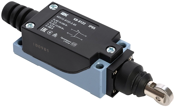 Выключатель концевой КВ-8122 IP65 (ролик вертикальный нажимной) KKV12-8122-2-65 Выключатель концевой КВ-8122 IP65 (ролик вертикальный нажимной) KKV12-8122-2-65 в каталоге ЮгКабель