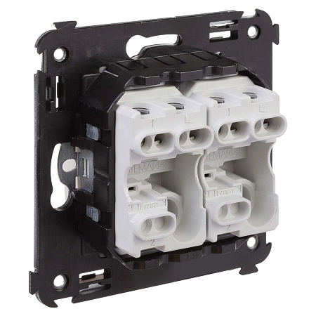 Выключатель двухклавишный в стену, "Avanti", "Ванильная дымка" 4405104 в наличии по выгодной цене. Краснодар. ЮГКАБЕЛЬ.