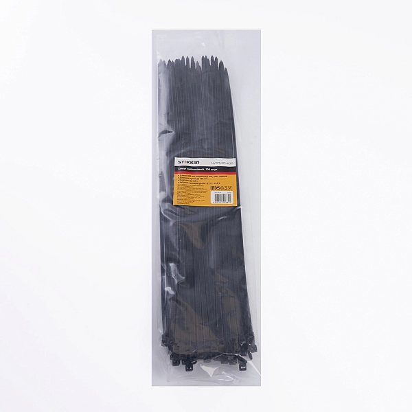 Хомут 4,7х400мм нейлон черный (100шт) NYCT47-400 32792 в каталоге ЮгКабель