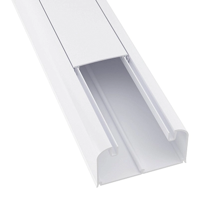 кабель-канал 90х50 мм, с фронтальной крышкой 09501 - купить по низким ценам в Краснодаре Кабель-канал 90х50 мм, с фронтальной крышкой 09501 - купить по низкой цене в Краснодаре | ЮгКабель