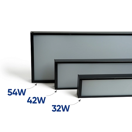Светильник светодиодный 30W 4000K 2400Лм IP20 170-265V AL4030 (1200х70х35) сталь черн опал 48534 - купить по низкой цене в Краснодаре | ЮгКабель