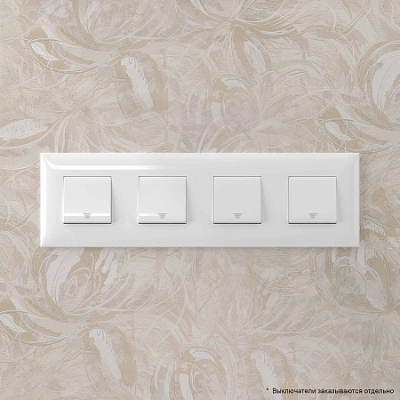 Рамка ARTLEBEDEV, "Avanti", "Белое облако", 8 модулей 4400908 в наличии по выгодной цене. Краснодар. ЮГКАБЕЛЬ.