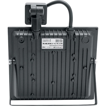 Прожектор светодиодный 50W/200-230V 6400K 4500Лм IP44 (SFL80-50) 140х190х50 черный с датчиком 29524 - купить по низкой цене в Краснодаре | ЮгКабель