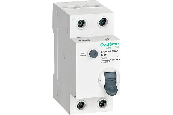 Диф. автомат 2Р С40А/30мА 4,5кА АС Сity9 C9D34640 Диф. автомат 2Р С40А/30мА 4,5кА АС Сity9 C9D34640 в каталоге ЮгКабель