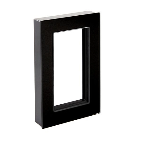 Рамка  2-местная (без перемычки), стекло серия Катрин, GFR00-7012-05, черный 39571 в наличии по выгодной цене. Краснодар. ЮГКАБЕЛЬ.