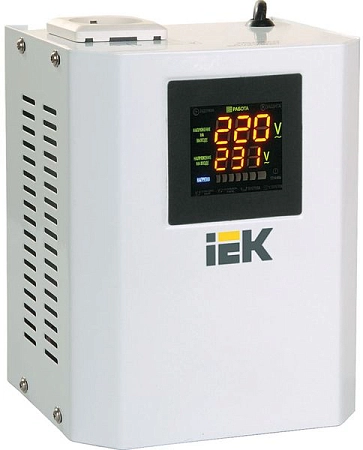 Стабилизатор 1-ф.    500 ВА Uвх=110-280В (ШхГхВ 200х160х240) Boiler, наст. IVS24-1-00500