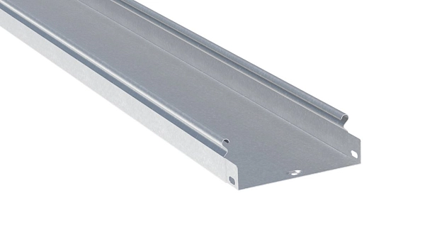 Лоток метал. без перф.  50х50х3000 0,7мм (6м) EKF L505000 в каталоге ЮгКабель