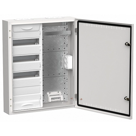 TITAN 5 Корпус комбинированный ЩРн-48 (2х48) 710х570х140мм IP30 белый IEK TI5-51-N-2X048-30