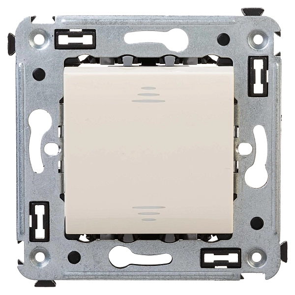 Переключатель одноклавишный в стену, "Avanti", "Ванильная дымка" 4405113 в каталоге ЮгКабель