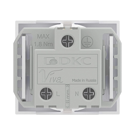 Розетка 2П 3 16А 250В белая (для ДКС) 45005 - купить по низкой цене в Краснодаре | ЮгКабель