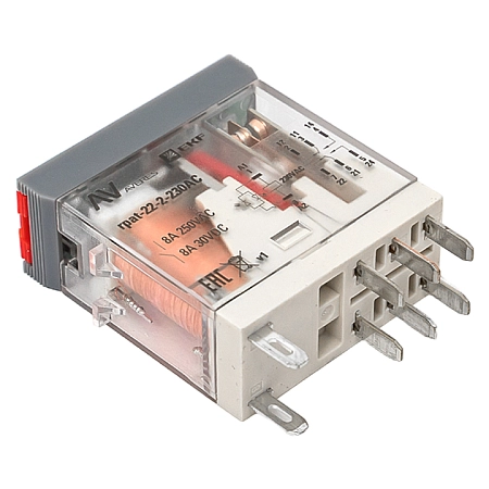 реле промежуточное с кнопкой и мех. индикацией rpat 22/2 8a 230в ac ekf rpat-22-2-230ac - купить по низким ценам в Краснодаре Реле промежуточное с кнопкой и мех. индикацией RPAt 22/2 8A 230В AC EKF rpat-22-2-230AC - купить по низкой цене в Краснодаре | ЮгКабель