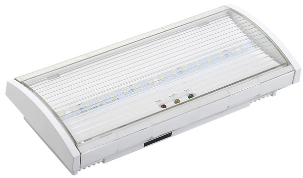 Светильник аварийный LED 3ч. 220В 150Лм IP54 (260х100х47) ДПА 5040-3 пост. LDPA0-5040-3H-K01 Светильник аварийный LED 3ч. 220В 150Лм IP54 (260х100х47) ДПА 5040-3 пост. LDPA0-5040-3H-K01 в каталоге ЮгКабель