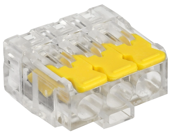 Клеммный соединитель 3х0,2-4 (без пасты) (многожильный) 32А (100шт/упак) ИЭК UKZ60-413-100 в каталоге ЮгКабель