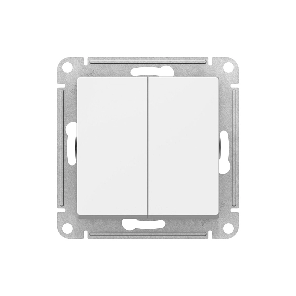 Переключатель СП 2-м механизм, перекр, (белый) Atlas ATN000173 Переключатель СП 2-м механизм, перекр, (белый) Atlas ATN000173 в каталоге ЮгКабель