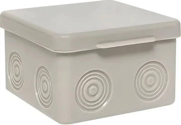 Коробка монтажная ОП  85х85х50 с 8 вводами без сальников IP55 (серый) plc-kmr-030-031 Коробка монтажная ОП  85х85х50 с 8 вводами без сальников IP55 (серый) plc-kmr-030-031 в каталоге ЮгКабель