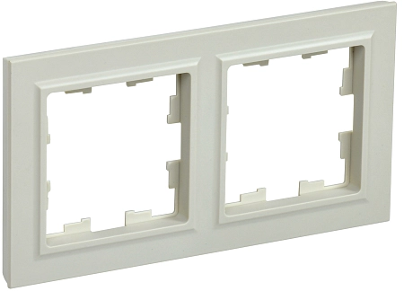 BRITE Рамка 2-мест. РУ-2-БрКр беж. IEK BR-M22-K10