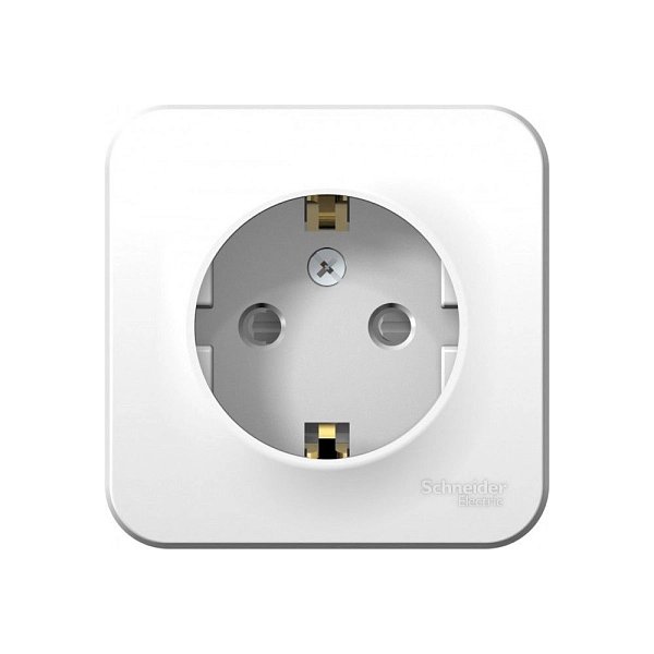 Розетка ОП 1-м c з/к шторки (белый) Blanca BLNRA011111 в каталоге ЮгКабель