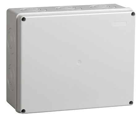 Коробка монтажная ОП 240х195х90 с 10 вводами IP55 (серый) КМ41272 UKO10-240-195-090-K41-55