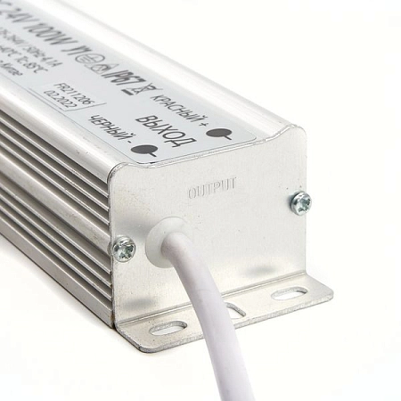 Блок питания к светодиодной ленте 220/24V 100W IP67 LB007 (216х36х45) 48059 - купить по низкой цене в Краснодаре | ЮгКабель