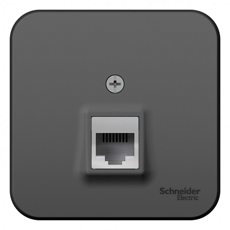 Розетка ОП 1-м RG-45 (антрацит) Blanca BLNIA045006 в наличии по выгодной цене. Краснодар. ЮГКАБЕЛЬ.