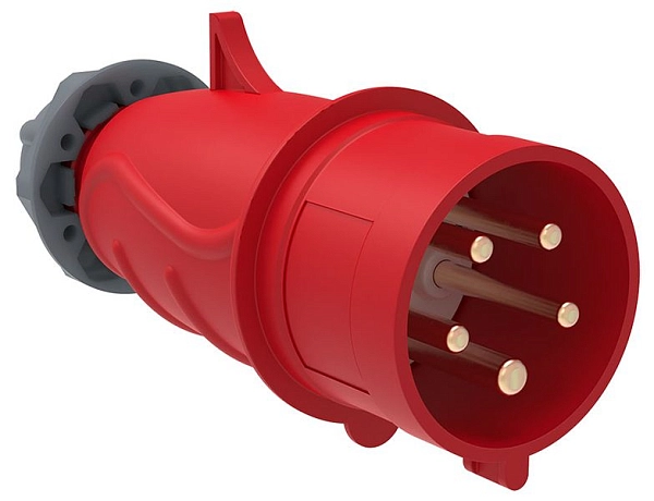 Вилка силовая 3-ф., 16А, 380В, IP44 (5-п) MAGNUM PSN02-016-5 в каталоге ЮгКабель