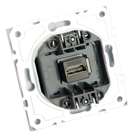 Розетка СП HDMI 2.0 Type A механизм (белый фарфор) soft touch Эмили RST00-5118-01 50163 в наличии по выгодной цене. Краснодар. ЮГКАБЕЛЬ.