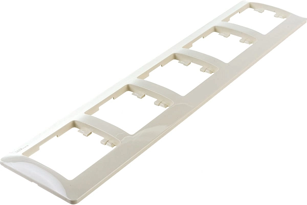 Рамка 5-местная гориз. уст-ка (бежевая) Glossa GSL000205 в каталоге ЮгКабель