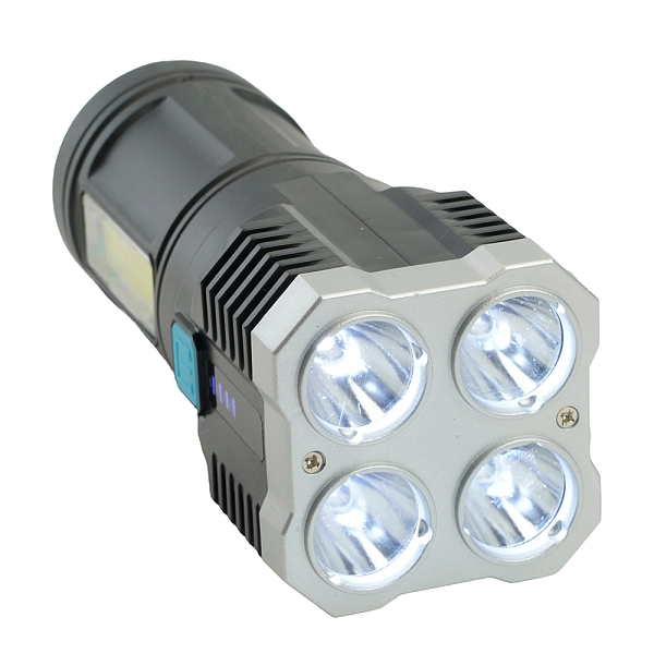 Фонарь переносной светодиодный аккумуляторный 5W 4LED, USB IP44, пластик, TH2409 50*50*140 48789 Фонарь переносной светодиодный аккумуляторный 5W 4LED, USB IP44, пластик, TH2409 50*50*140 48789 в каталоге ЮгКабель